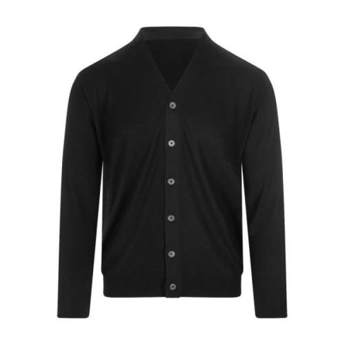 Fedeli Cardigans Black, Herr