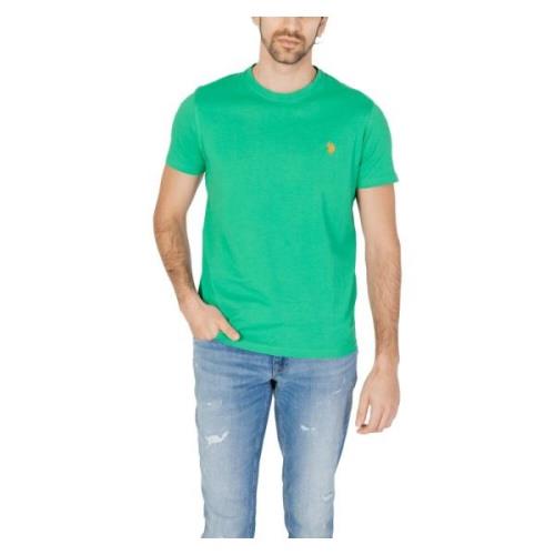 U.s. Polo Assn. T-Shirts Green, Herr