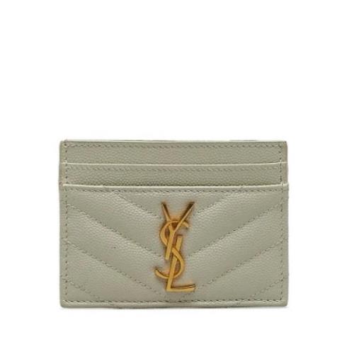 Yves Saint Laurent Vintage Pre-owned Laeder plnbcker White, Dam