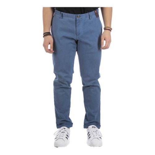 At.P.Co Wide Trousers Blue, Herr