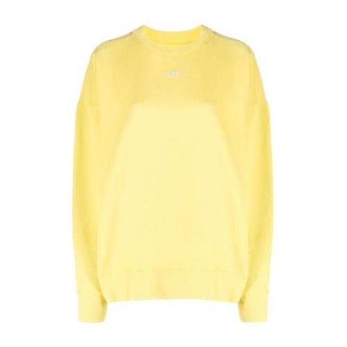 Autry Lime Bicolor Sweatshirt Damkläder Yellow, Dam
