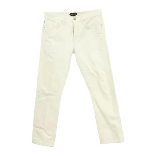 Tom Ford Pre-owned Pre-owned Bomull jeans White, Herr