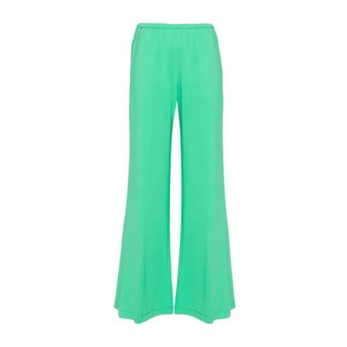 Forte Forte Wide Trousers Green, Dam