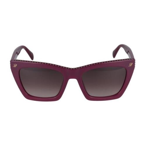 Blumarine Stiliga solglasögon Sbm837S Purple, Dam
