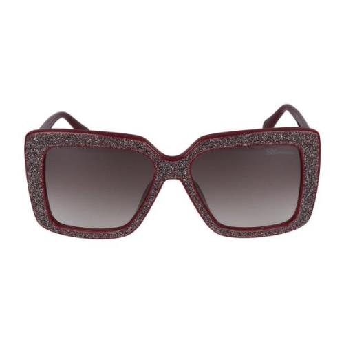 Blumarine Stiliga solglasögon Sbm831S Red, Dam
