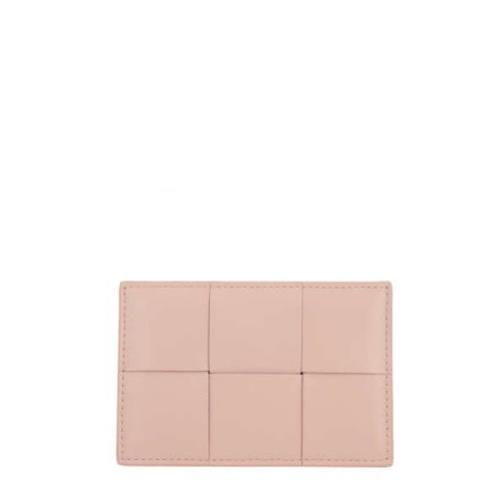 Bottega Veneta Rosa Maxi Intrecciato Kreditkortshållare Pink, Dam