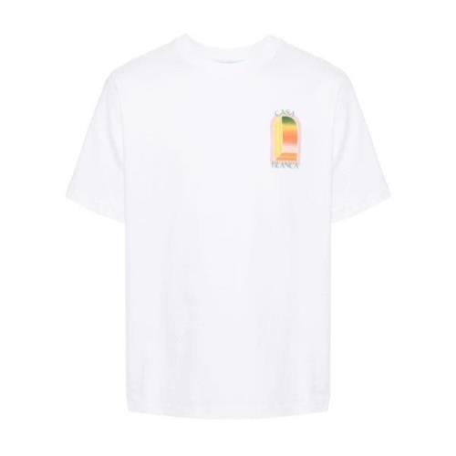 Casablanca Gradient Larche T-shirt White, Herr