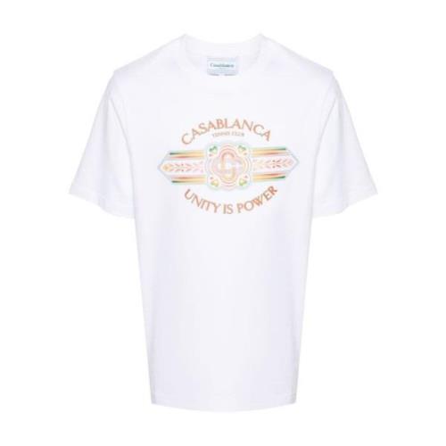 Casablanca Enhet Kraft T-shirt White, Herr