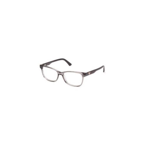 Guess Rektangulära glasögon för kvinnor Gray, Dam