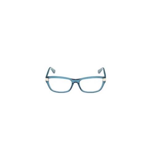 Guess Rektangulära glasögon för kvinnor Blue, Dam