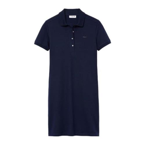 Lacoste Shirt Dresses Blue, Dam