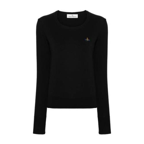 Vivienne Westwood Round-neck Knitwear Black, Dam