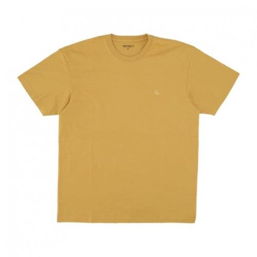 Carhartt Wip Chase T-Shirt Sunray/Gold Streetwear Yellow, Herr