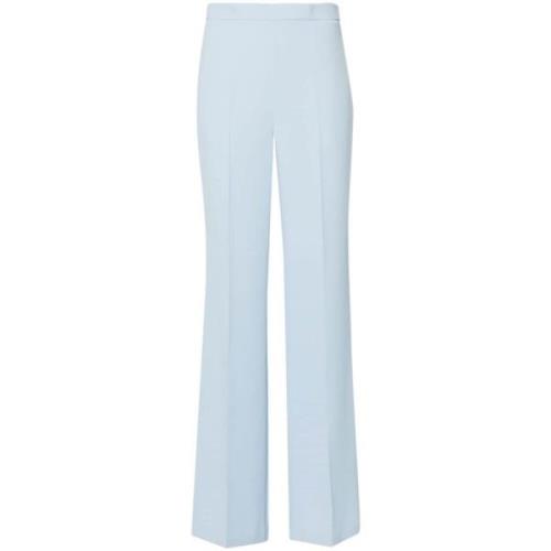 Twinset Wide Trousers Blue, Dam
