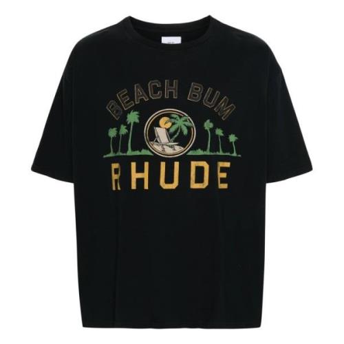 Rhude T-Shirts Black, Herr