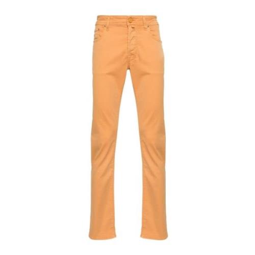 Jacob Cohën Slim-fit Jeans Orange, Herr