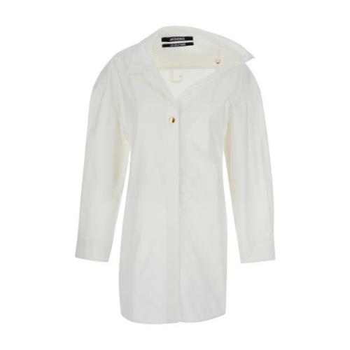 Jacquemus Shirt Dresses White, Dam