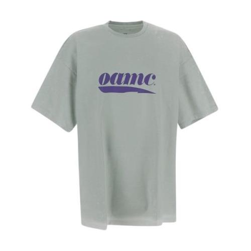 Oamc T-Shirts Green, Herr