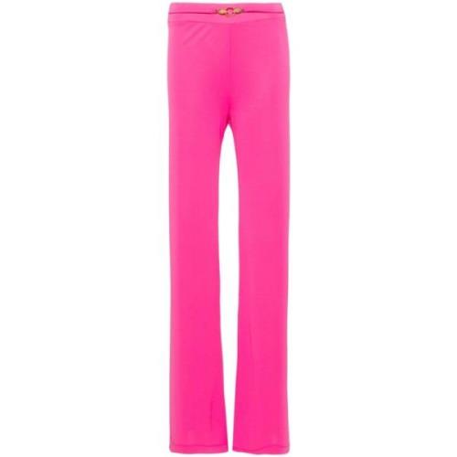 Just Cavalli Straight Trousers Pink, Dam