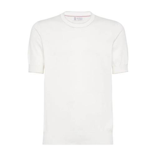 Brunello Cucinelli T-Shirts White, Herr