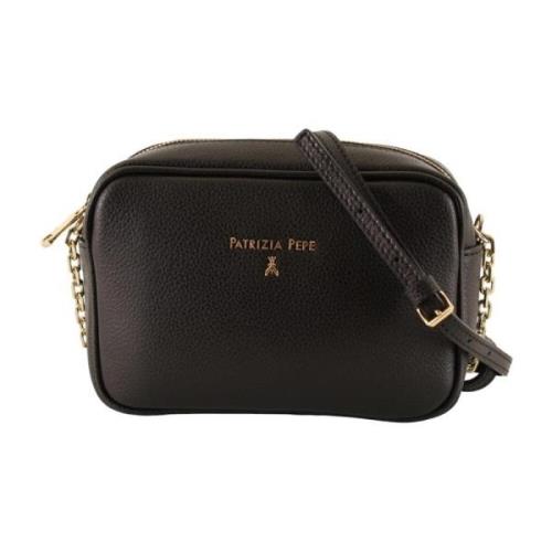 Patrizia Pepe Stilren Crossbody Väska Black, Dam