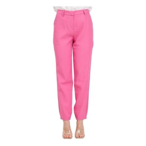 Only Slim-fit Trousers Pink, Dam