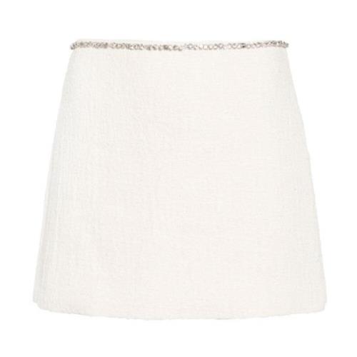 N21 Midi Skirts White, Dam