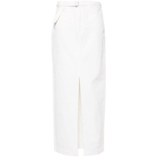 Blugirl Midi Skirts White, Dam