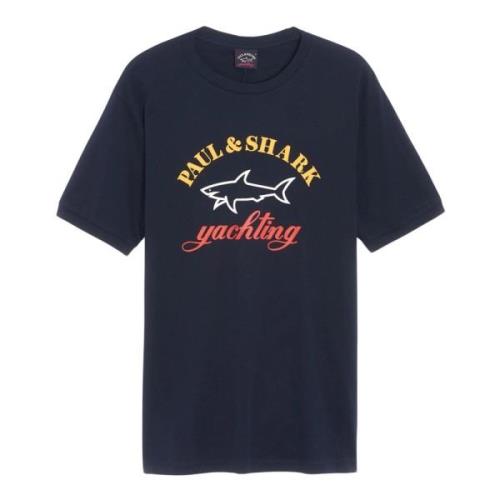 Paul & Shark Klassisk T-Shirt Blue, Herr