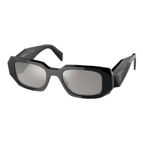 Prada Black Silver/Grey Silver Sunglasses Black, Dam