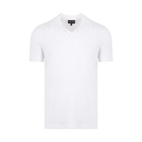 Giorgio Armani Polo Shirts White, Herr