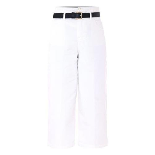 Kocca Cropped Trousers White, Dam
