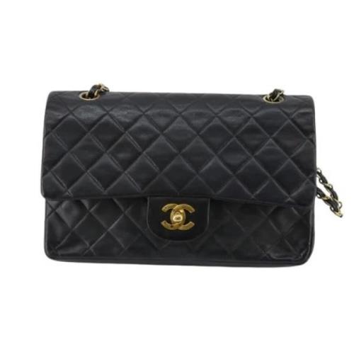 Chanel Vintage Pre-owned Laeder axelremsvskor Black, Dam