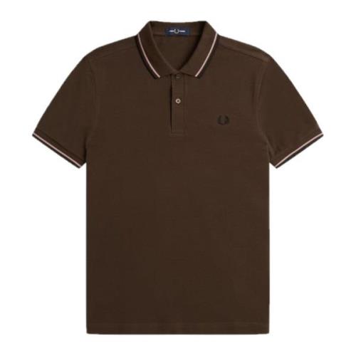 Fred Perry Polo Shirts Brown, Herr