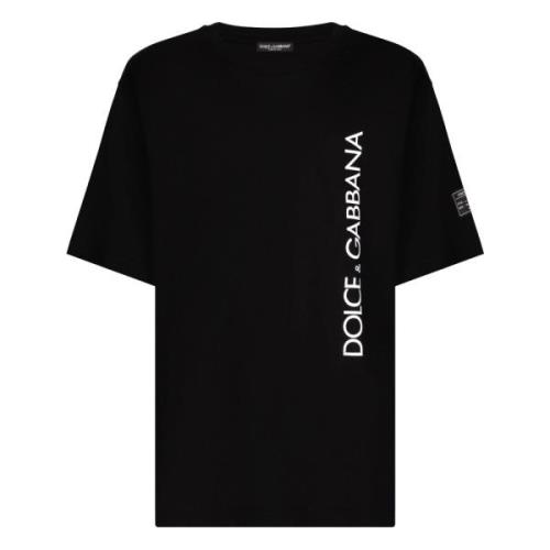 Dolce & Gabbana Svarta T-shirts och Polos Black, Herr