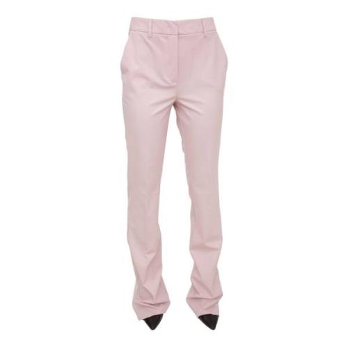 Marella Straight Trousers Pink, Dam