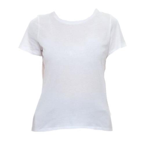 Majestic Filatures Randig T-shirt och Polo Set White, Dam
