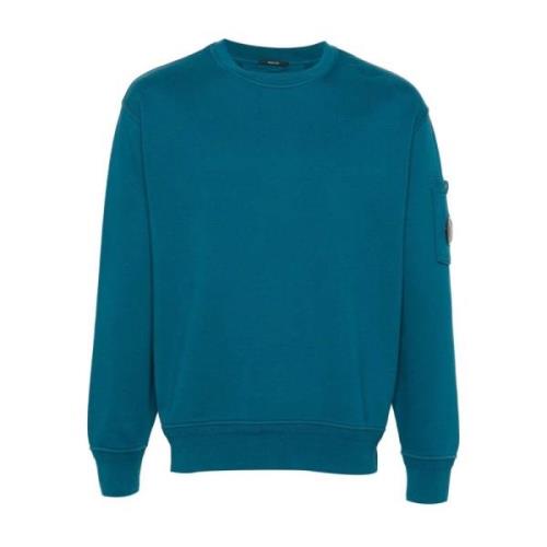 C.p. Company Stiliga Sweaters Kollektion Blue, Herr