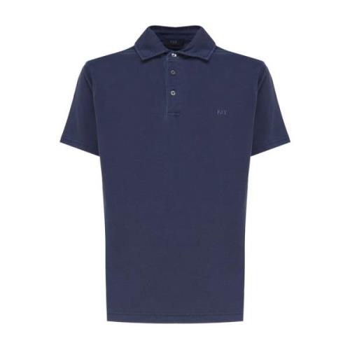 Fay Polo Shirts Blue, Herr