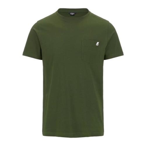 K-Way T-Shirts Green, Herr