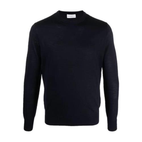 Ballantyne Round-neck Knitwear Blue, Herr