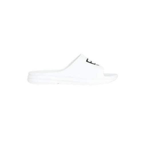 Emporio Armani EA7 Flat Sandals White, Herr