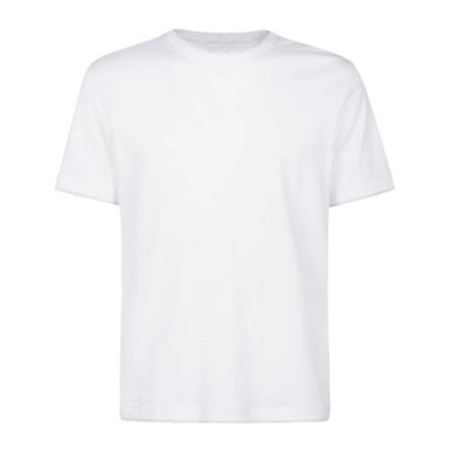 Eleventy Klassiska T-shirts och Polos White, Herr