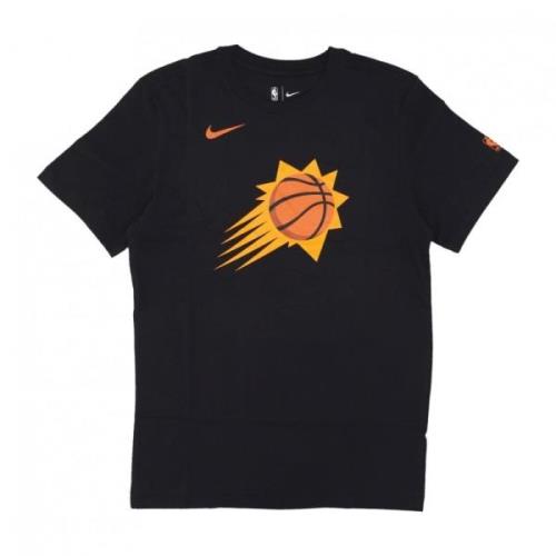 Nike NBA City Edition Logo Tee Black, Herr