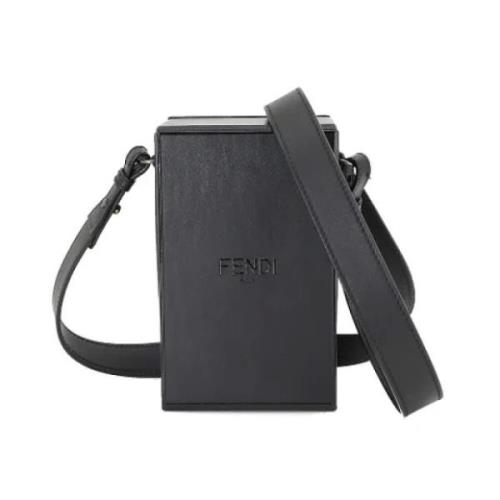 Fendi Vintage Pre-owned Laeder fendi-vskor Black, Dam