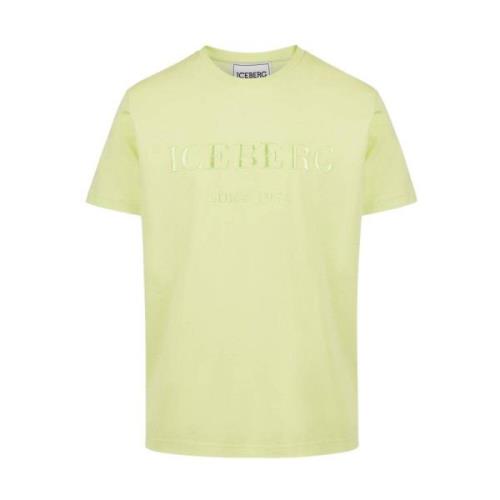 Iceberg T-Shirts Yellow, Herr