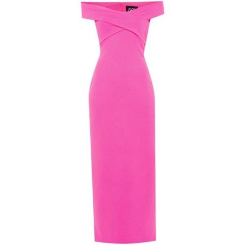 Solace London Midi Dresses Pink, Dam