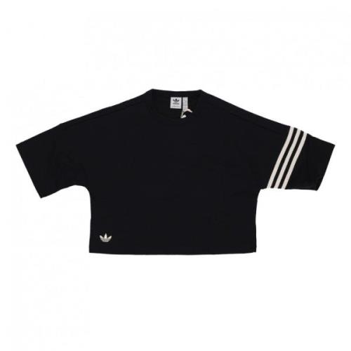 Adidas Svart/Vit W Tee Streetwear T-shirt Black, Dam