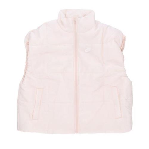 Nike Thermic Classic Vest Sleeveless Down Jacket Pink, Dam