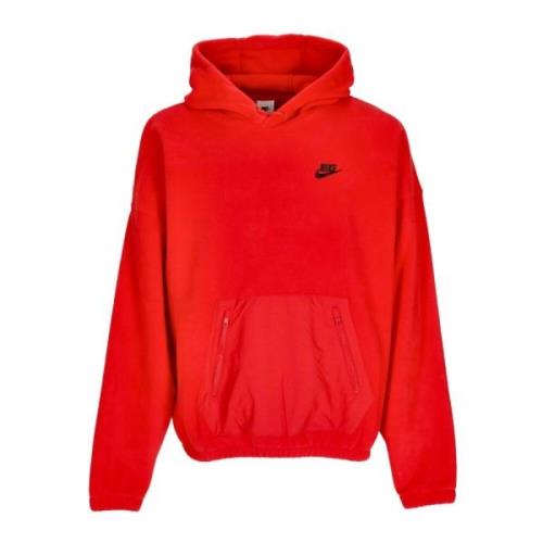 Nike Club+ Fleece Polar Hoodie University Red/Black Red, Herr